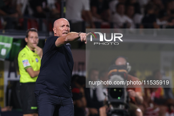 Rolando Maran (Brescia Calcio head coach) during the Serie BKT match between Sudtirol and Brescia in Bolzano, Italy, on August 31, 2024. 