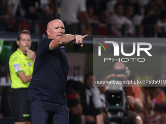 Rolando Maran (Brescia Calcio head coach) during the Serie BKT match between Sudtirol and Brescia in Bolzano, Italy, on August 31, 2024. (