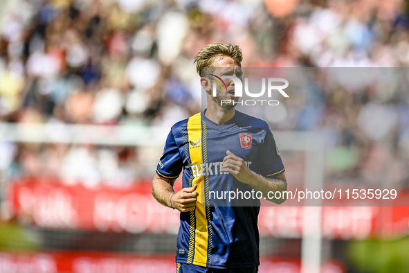 FC Twente player Michel Vlap during the match Utrecht vs. Twente at Stadium Galgenwaard for the Dutch Eredivisie 4th round season 2024-2025...