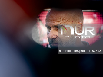 PSV trainer Peter Bosz during the match PSV vs. Go Ahead Eagles at the Philips Stadium for the Dutch Eredivisie 4th round season 2024-2025 i...