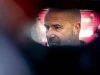 PSV trainer Peter Bosz during the match PSV vs. Go Ahead Eagles at the Philips Stadium for the Dutch Eredivisie 4th round season 2024-2025 i...