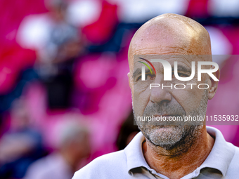 PSV trainer Peter Bosz during the match PSV vs. Go Ahead Eagles at the Philips Stadium for the Dutch Eredivisie 4th round season 2024-2025 i...