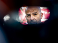 PSV trainer Peter Bosz during the match PSV vs. Go Ahead Eagles at the Philips Stadium for the Dutch Eredivisie 4th round season 2024-2025 i...