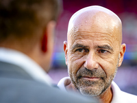 PSV trainer Peter Bosz during the match PSV vs. Go Ahead Eagles at the Philips Stadium for the Dutch Eredivisie 4th round season 2024-2025 i...