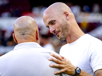 Go Ahead Eagles trainer Paul Simonis during the match PSV vs. Go Ahead Eagles at the Philips Stadium for the Dutch Eredivisie 4th round seas...