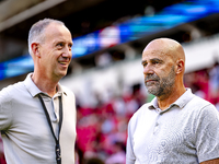 PSV trainer Peter Bosz during the match PSV vs. Go Ahead Eagles at the Philips Stadium for the Dutch Eredivisie 4th round season 2024-2025 i...