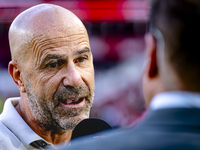 PSV trainer Peter Bosz during the match PSV vs. Go Ahead Eagles at the Philips Stadium for the Dutch Eredivisie 4th round season 2024-2025 i...