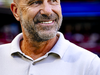 PSV trainer Peter Bosz during the match PSV vs. Go Ahead Eagles at the Philips Stadium for the Dutch Eredivisie 4th round season 2024-2025 i...