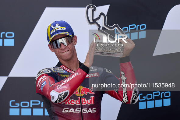 Pedro Acosta (31) of Spain and Red Bull Gasgas Tech3 during the race day of the Gran Premio GoPro de Aragon at Motorland Aragon Circuit on S...