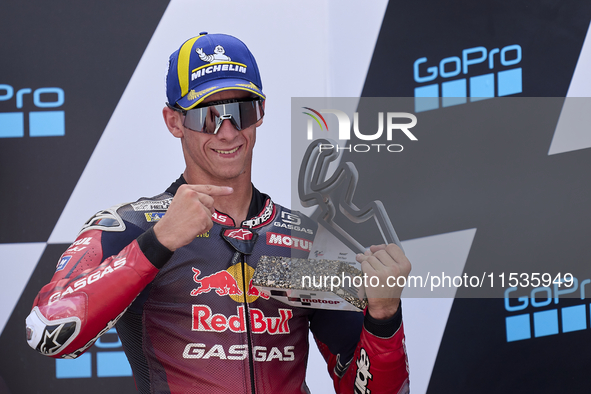 Pedro Acosta (31) of Spain and Red Bull Gasgas Tech3 during the race day of the Gran Premio GoPro de Aragon at Motorland Aragon Circuit on S...