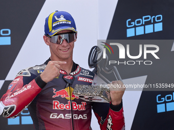 Pedro Acosta (31) of Spain and Red Bull Gasgas Tech3 during the race day of the Gran Premio GoPro de Aragon at Motorland Aragon Circuit on S...