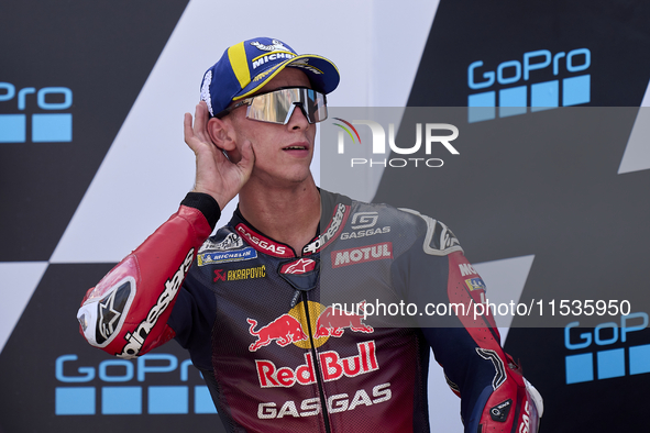 Pedro Acosta (31) of Spain and Red Bull Gasgas Tech3 during the race day of the Gran Premio GoPro de Aragon at Motorland Aragon Circuit on S...