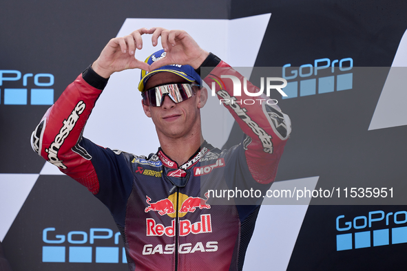 Pedro Acosta (31) of Spain and Red Bull Gasgas Tech3 during the race day of the Gran Premio GoPro de Aragon at Motorland Aragon Circuit on S...