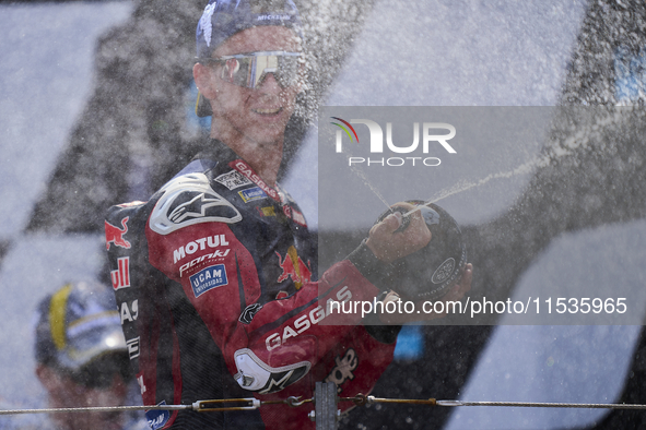 Pedro Acosta (31) of Spain and Red Bull Gasgas Tech3 during the race day of the Gran Premio GoPro de Aragon at Motorland Aragon Circuit on S...