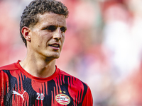 PSV player Guus Til during the match PSV vs. Go Ahead Eagles at the Philips Stadium for the Dutch Eredivisie 4th round season 2024-2025 in E...