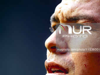 PSV player Hirving Lozano plays during the match PSV vs. Go Ahead Eagles at the Philips Stadium for the Dutch Eredivisie 4th round season 20...