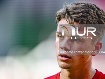 PSV player Matteo Dams during the match PSV vs. Go Ahead Eagles at the Philips Stadium for the Dutch Eredivisie 4th round season 2024-2025 i...