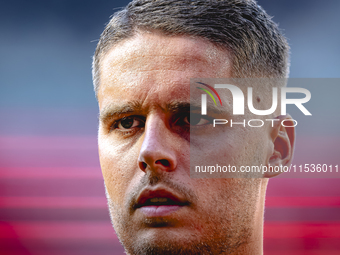 PSV player Joey Veerman during the match PSV vs. Go Ahead Eagles at the Philips Stadium for the Dutch Eredivisie 4th round season 2024-2025...