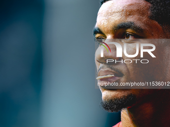 PSV player Malik Tillman during the match between PSV and Go Ahead Eagles at the Philips Stadium for the Dutch Eredivisie 4th round season 2...