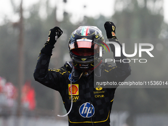 Charles Leclerc of Ferrari after the Formula 1 Italian Grand Prix at Autodromo Nazionale di Monza in Monza, Italy on September 1, 2024. (