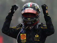 Charles Leclerc of Ferrari after the Formula 1 Italian Grand Prix at Autodromo Nazionale di Monza in Monza, Italy on September 1, 2024. (