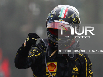 Charles Leclerc of Ferrari after the Formula 1 Italian Grand Prix at Autodromo Nazionale di Monza in Monza, Italy on September 1, 2024. (