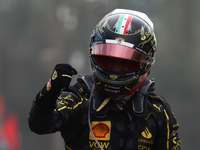 Charles Leclerc of Ferrari after the Formula 1 Italian Grand Prix at Autodromo Nazionale di Monza in Monza, Italy on September 1, 2024. (