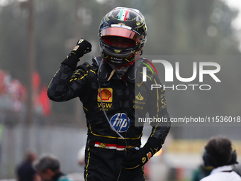 Charles Leclerc of Ferrari after the Formula 1 Italian Grand Prix at Autodromo Nazionale di Monza in Monza, Italy on September 1, 2024. (