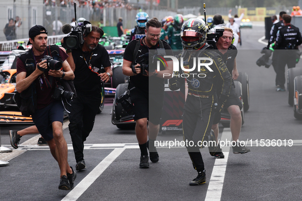 Charles Leclerc of Ferrari after the Formula 1 Italian Grand Prix at Autodromo Nazionale di Monza in Monza, Italy on September 1, 2024. 