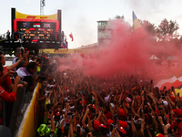 Charles Leclerc of Ferrari after the Formula 1 Italian Grand Prix at Autodromo Nazionale di Monza in Monza, Italy on September 1, 2024. (