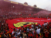 Fans after the Formula 1 Italian Grand Prix at Autodromo Nazionale di Monza in Monza, Italy on September 1, 2024. (