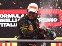 Charles Leclerc of Ferrari after the Formula 1 Italian Grand Prix at Autodromo Nazionale di Monza in Monza, Italy on September 1, 2024. (