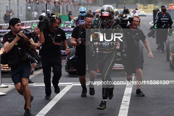 Charles Leclerc of Ferrari after the Formula 1 Italian Grand Prix at Autodromo Nazionale di Monza in Monza, Italy on September 1, 2024. 