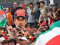 Fans after the Formula 1 Italian Grand Prix at Autodromo Nazionale di Monza in Monza, Italy on September 1, 2024. (