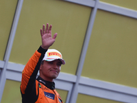 Lando Norris of McLaren after the Formula 1 Italian Grand Prix at Autodromo Nazionale di Monza in Monza, Italy on September 1, 2024. (