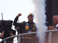 Charles Leclerc of Ferrari after the Formula 1 Italian Grand Prix at Autodromo Nazionale di Monza in Monza, Italy on September 1, 2024. (