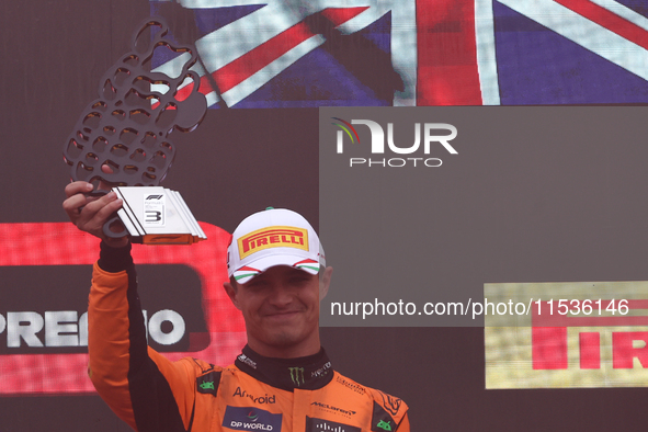 Charles Leclerc of Ferrari after the Formula 1 Italian Grand Prix at Autodromo Nazionale di Monza in Monza, Italy on September 1, 2024. 