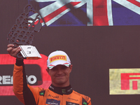 Charles Leclerc of Ferrari after the Formula 1 Italian Grand Prix at Autodromo Nazionale di Monza in Monza, Italy on September 1, 2024. (