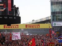 Charles Leclerc of Ferrari after the Formula 1 Italian Grand Prix at Autodromo Nazionale di Monza in Monza, Italy on September 1, 2024. (