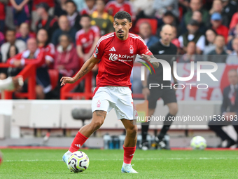 Morgan Gibbs-White of Nottingham Forest during the Premier League match between Nottingham Forest and Wolverhampton Wanderers at the City Gr...