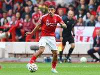 Morgan Gibbs-White of Nottingham Forest during the Premier League match between Nottingham Forest and Wolverhampton Wanderers at the City Gr...