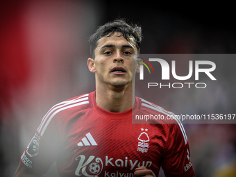 Ramon Sosa of Nottingham Forest during the Premier League match between Nottingham Forest and Wolverhampton Wanderers at the City Ground in...