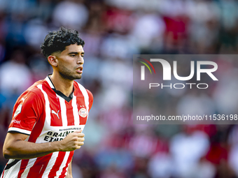 PSV player Ricardo Pepi during the match PSV vs. Go Ahead Eagles at the Philips Stadium for the Dutch Eredivisie 4th round season 2024-2025...