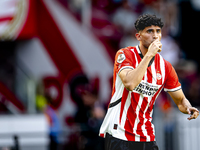 PSV player Ricardo Pepi during the match PSV vs. Go Ahead Eagles at the Philips Stadium for the Dutch Eredivisie 4th round season 2024-2025...