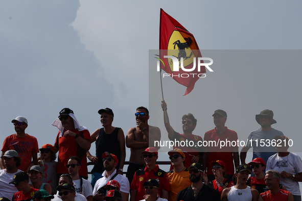 Fans during the Formula 1 Italian Grand Prix at Autodromo Nazionale di Monza in Monza, Italy on September 1, 2024. 