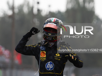 Charles Leclerc of Ferrari after the Formula 1 Italian Grand Prix at Autodromo Nazionale di Monza in Monza, Italy on September 1, 2024. (