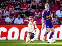 PSV player Guus Til during the match PSV vs. Go Ahead Eagles at the Philips Stadium for the Dutch Eredivisie 4th round season 2024-2025 in E...