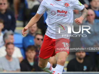 Fleetwood Town's Rhys Bennett during the Sky Bet League 2 match between AFC Wimbledon and Fleetwood Town at Plough Lane in Wimbledon, Englan...