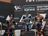 Winner podium: 14 Arbolino Tony MOTO2 (TArb) ITA Elf Marc VDS Racing Team KALEX, 96 Dixon Jake MOTO2 (JDix) GBR CFMOTO Inde Aspar Team KALEX...