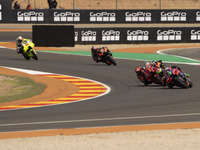 Franco Morbidelli (Ita-Pramac Racing Ducati) and Francesco Bagnaia (Ita-Ducati Lenovo Team) during the Moto Grand Prix GoPro of Aragon Grand...